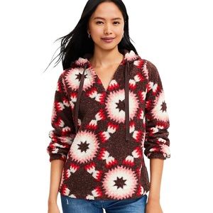 ❗️NWT❗️LOFT Sunburst Sherpa Hoodie